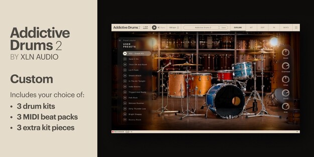 Addictive Drums 2: Custom Collection – Complete Collection