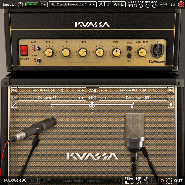 Amplifikation Caliburn – Amp Simulator
