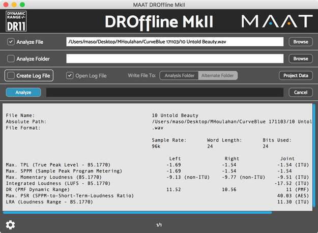 DROffline MkII – Metering