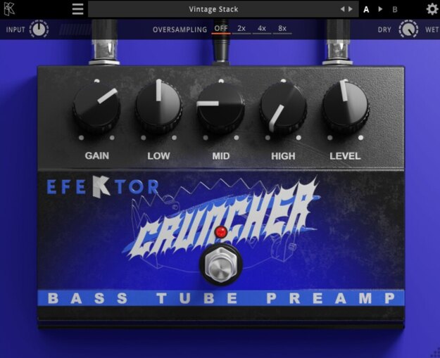 EFEKTOR BASS CRUNCHER – Preamp