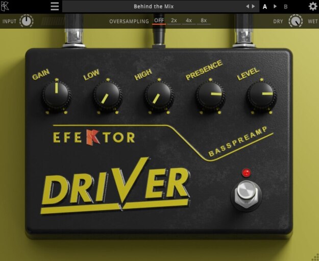 EFEKTOR BASS DRIVER – Preamp