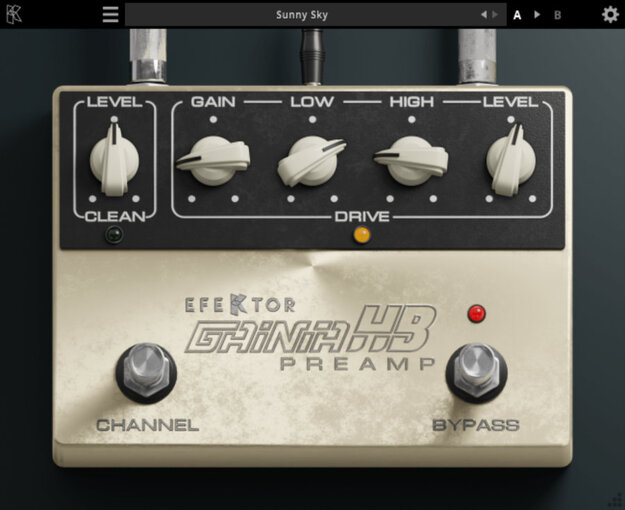 EFEKTOR Gainia HB + FREE Pillar Power Amp – Preamp