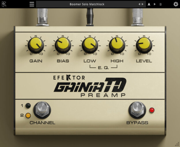 EFEKTOR Gainia TD + FREE Pillar Power Amp – Preamp