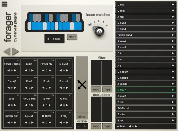 Forager – Music Theory Tools