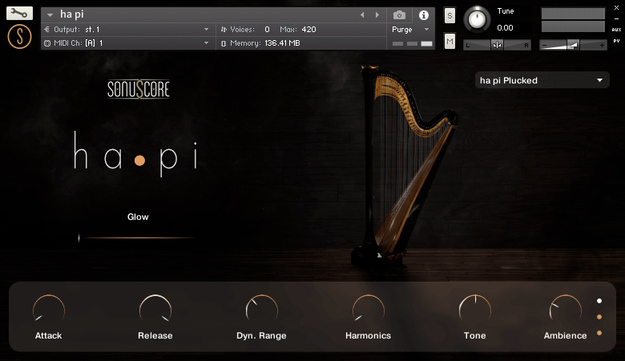 ha•pi - Concert Harp – Kontakt Instrument