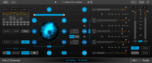 Halo Downmix – Stereo Width