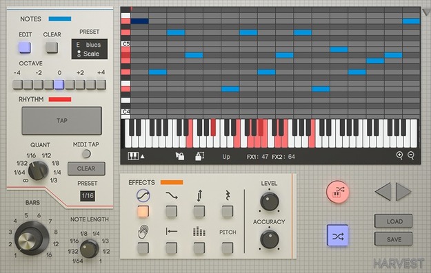 Harvest – Music Theory Tools