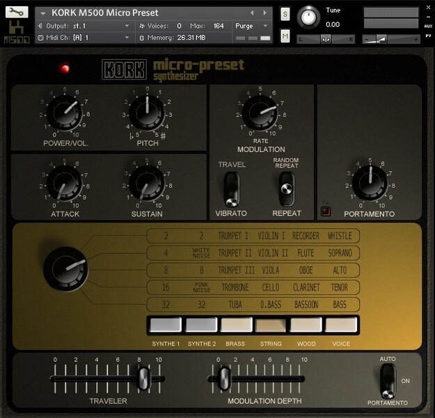Kork M500 Micro Preset – Kontakt Instrument