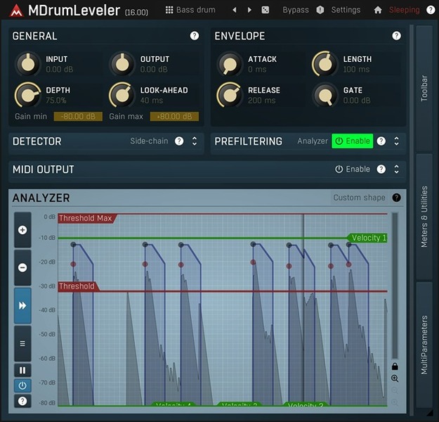 MDrumLeveler – Dynamics Processor
