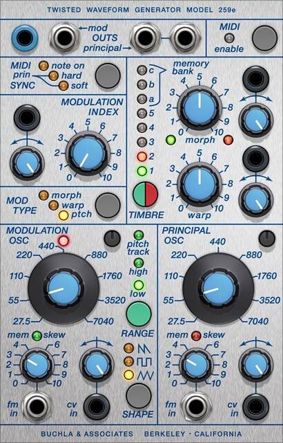 Modular Add-On: Buchla 259e Twisted Waveform Generator – Generator