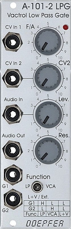 Modular Add-On: Doepfer A-101-2 Vactrol LPG – Gate