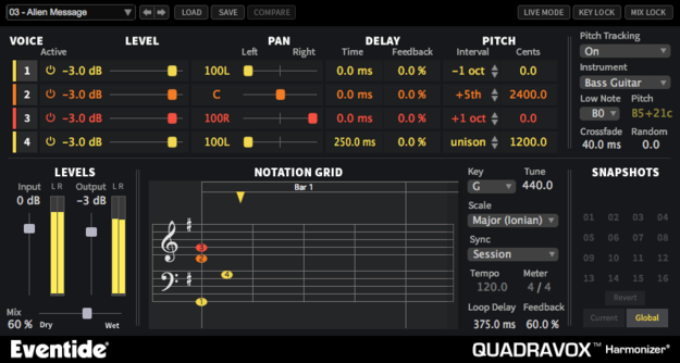 Quadravox – Pitch Shifter