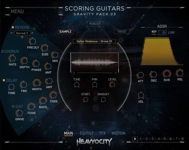 Scoring Guitars – Kontakt Instrument