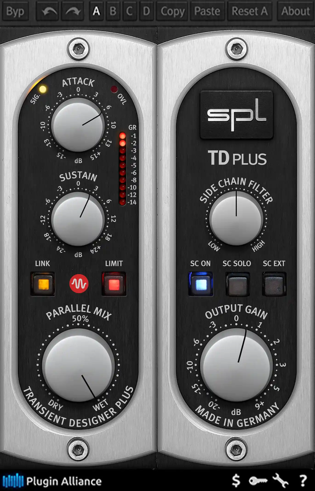 SPL Transient Designer Plus – Transient Shaper
