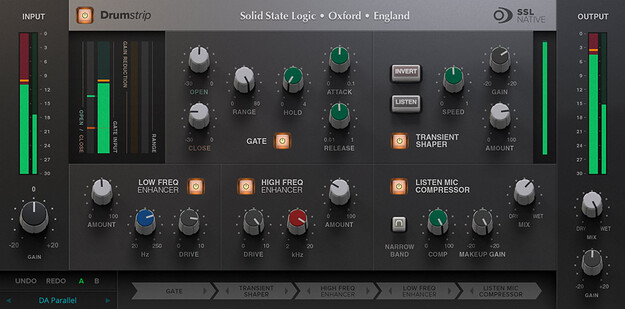 SSL Native Drumstrip – Channel Strip