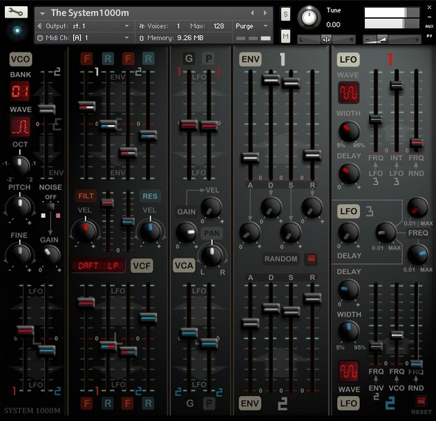 The System 1000M – Kontakt Instrument