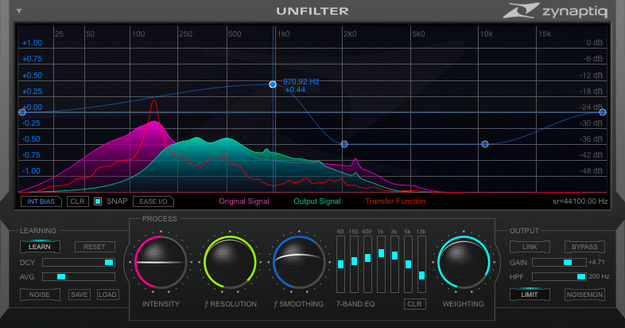 UNFILTER – Audio Restoration